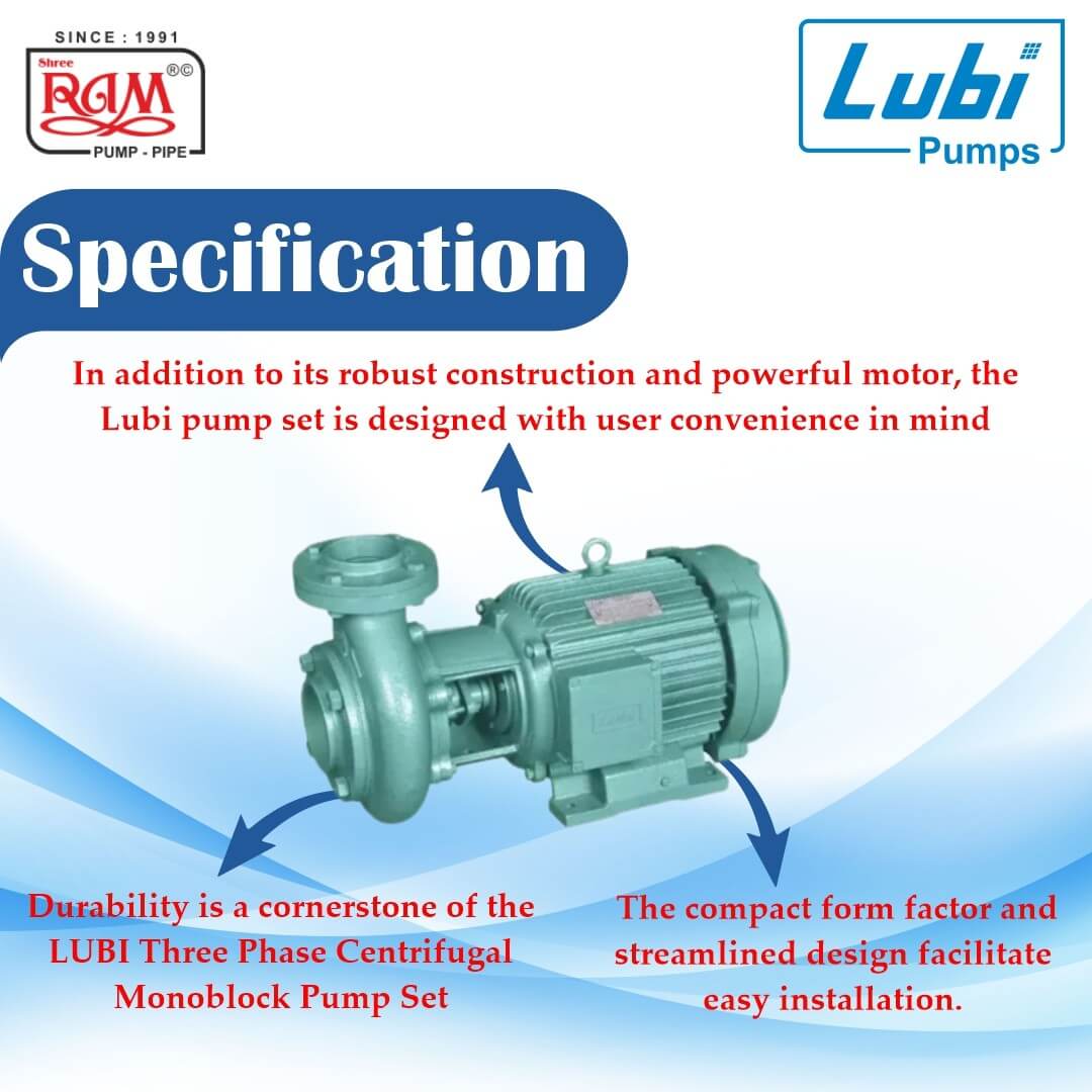 LUBI Centrifugal Monoblock Pump (LBH) (A Class)